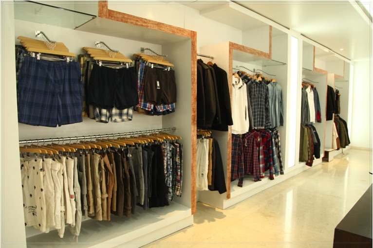 Men's showroom